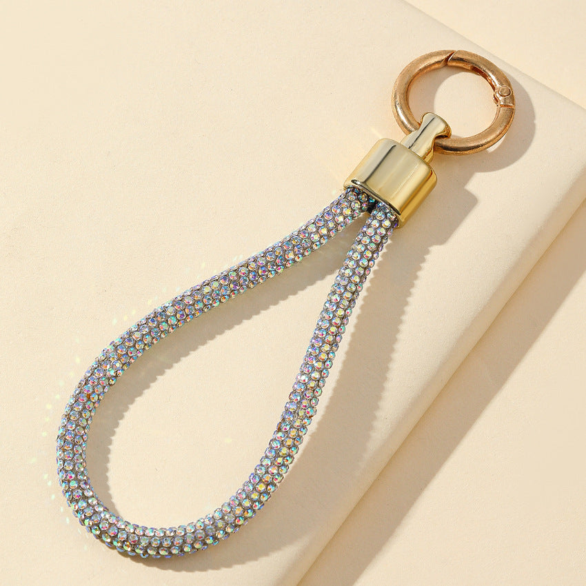 Wholesale Rhinestone Lanyard Keychain